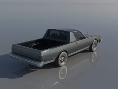 Chevrolet Caprice Pickup 1977  3D print model