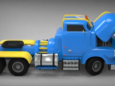 FALL OUT TRUCK 3D model