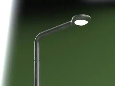 Light Post Free 3D model