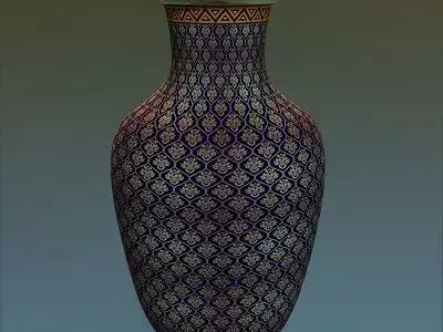 Medieval Flower Vase 5 Low-poly 3D model
