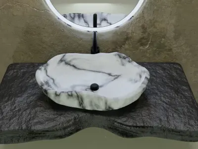 Marble sink HP  3D model