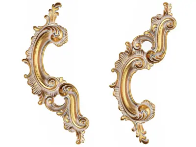Classic carved 142 3D model