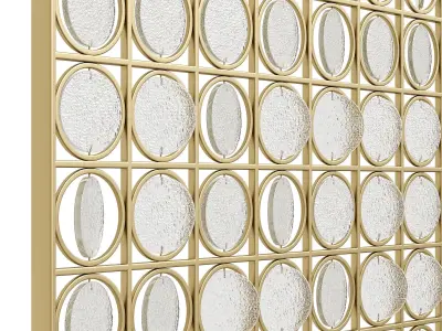 Decorative partition made of acrylic glass 3D model