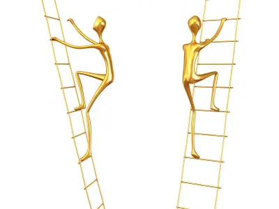 Walker Abstract Sculpture 3d model Low-poly 3D model