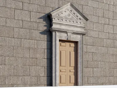 Architecture Entrance Door 3D model