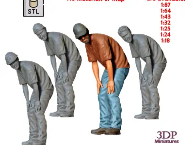 N2 Car show spectators  3D print model