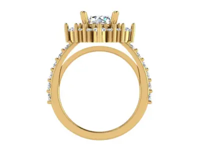 Cluster ring 3D print model order