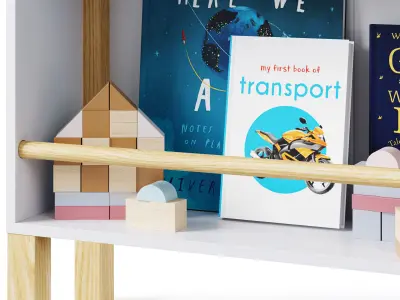 Beach House Bookshelf by Minime 3D model