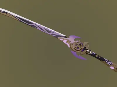 Mistsplitter Reforged Genshin Impact 3D print model