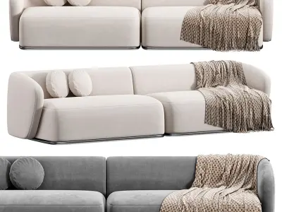 Rene Sectional Sofa 3D model