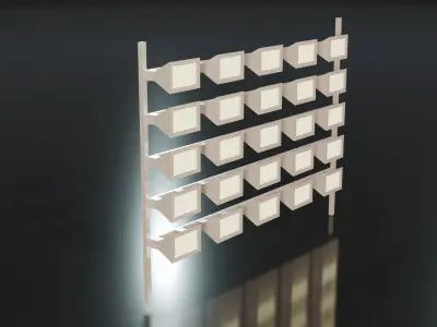 Race Track Kit bash Low-poly 3D model