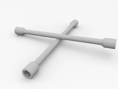 Lug Wrench 3D model