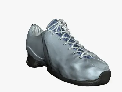Male shoes Low-poly 3D model