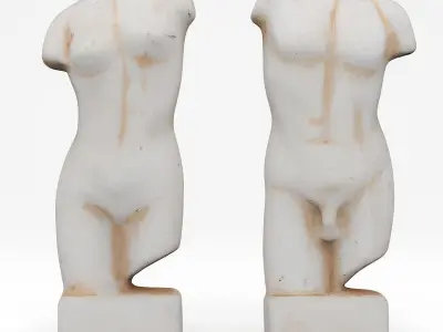 Greek sculpture 3D model