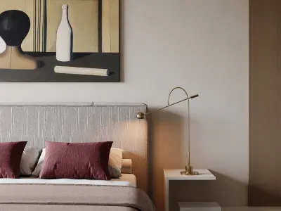 Bedroom interior scenes 3D model