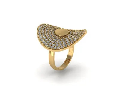 High quality ring design 3D print model