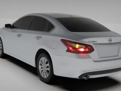 Nissan Altima 2016 SL2 5 HQ detailed exterior 3D model
