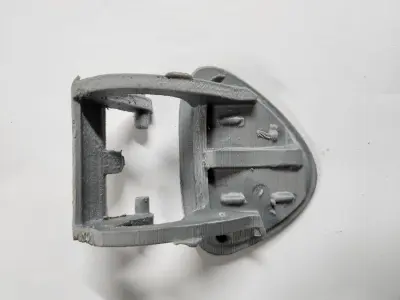 Mercedes E series w211 front bumper washer nozzel covers 3D print model