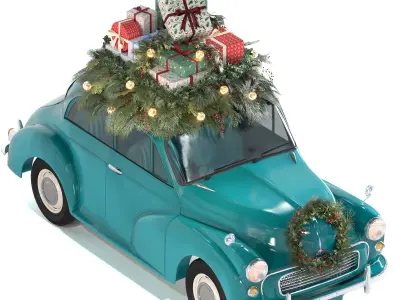 morris minor 1961 3D model