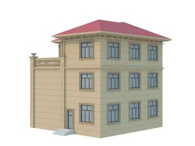 architecture luxury villa  3D model