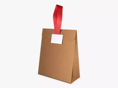 Gift Paper Bag M 1 3D model