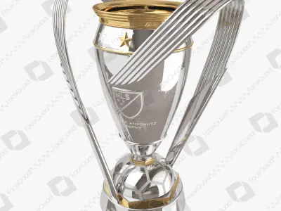 MLS Cup Trophy - Major League Soccer Philip F Anschutz Trophy 3D model