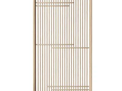 Room Dividers - Wooden Interior Partitions 3D model