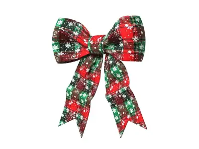 Christmas Bow Ribbon 29 Low-poly 3D model