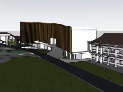 Library University 3D model