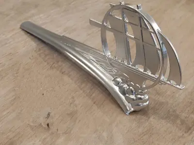 1935 Plymouth Hood Ornament 3D print model