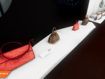 Art gallery Vol8 - modern showroom 3D model