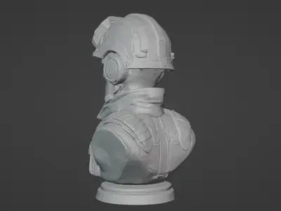 Valour Korps - Engineer Bust 3D print model