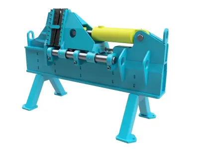 Auger flight forming machine 3D model