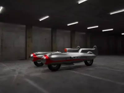 Car TARF 2 - 1953  3D model