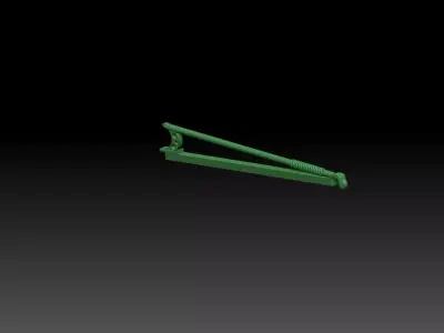 1-24 and 1-12 scale wheelie bar 3D print model