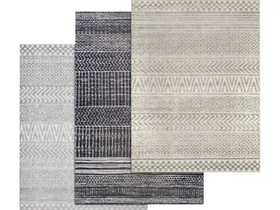 Rug Set 1277 3D model