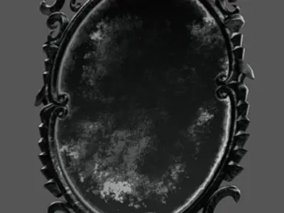 Evil Mirrors Low-poly 3D model