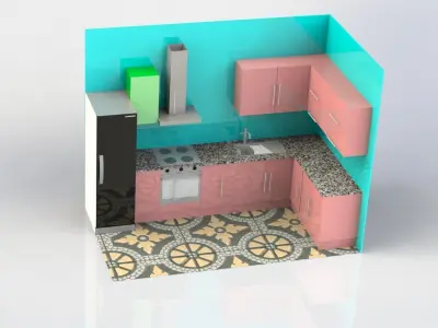 ehab kitchen 3D model
