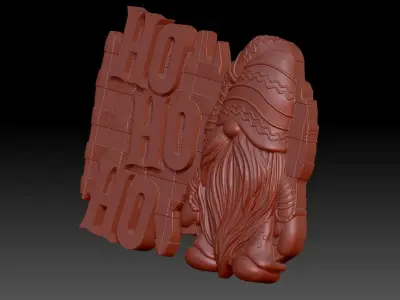  Gnome ho ho ho  3D print model