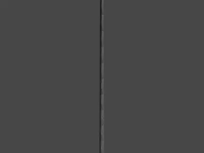 Streetlight pole Low-poly 3D model