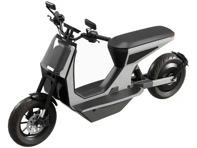 Naon electric scooter Low-poly 3D model