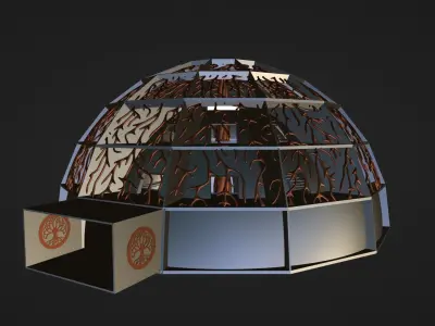 Sci-Fi Dome 1 3D model