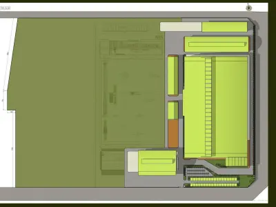 Factory layout -01 3D model