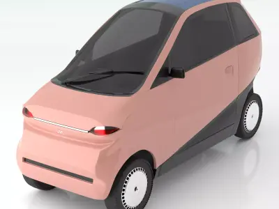 Vayve Mobility EVA Rose Coral 3D model