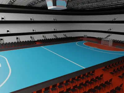 Handball Stadium 3D model