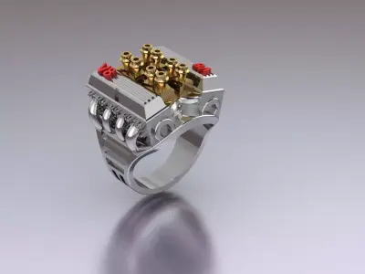 Engine Ring 3D print model