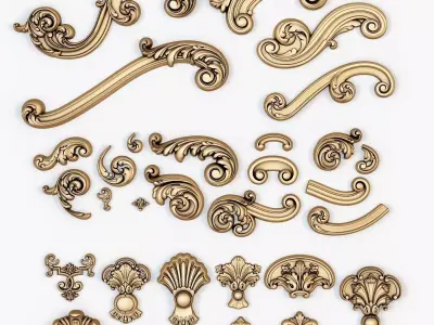 Architectural kit bash cnc 3D model