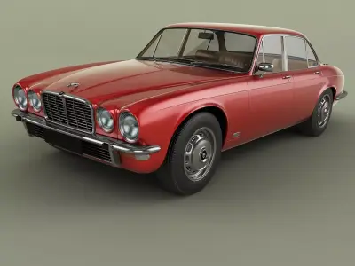 Jaguar XJ6 Saloon series 2 3D model