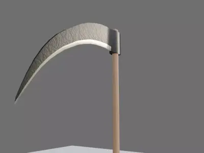 Scythe Tool - Ferramenta Foice Low-poly 3D model