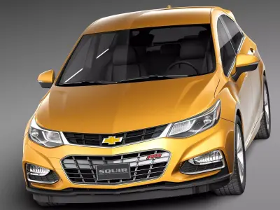 Chevrolet Cruze RS hatchback 2016 3D model
